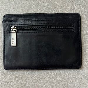 Hobo Black Leather Card Holder